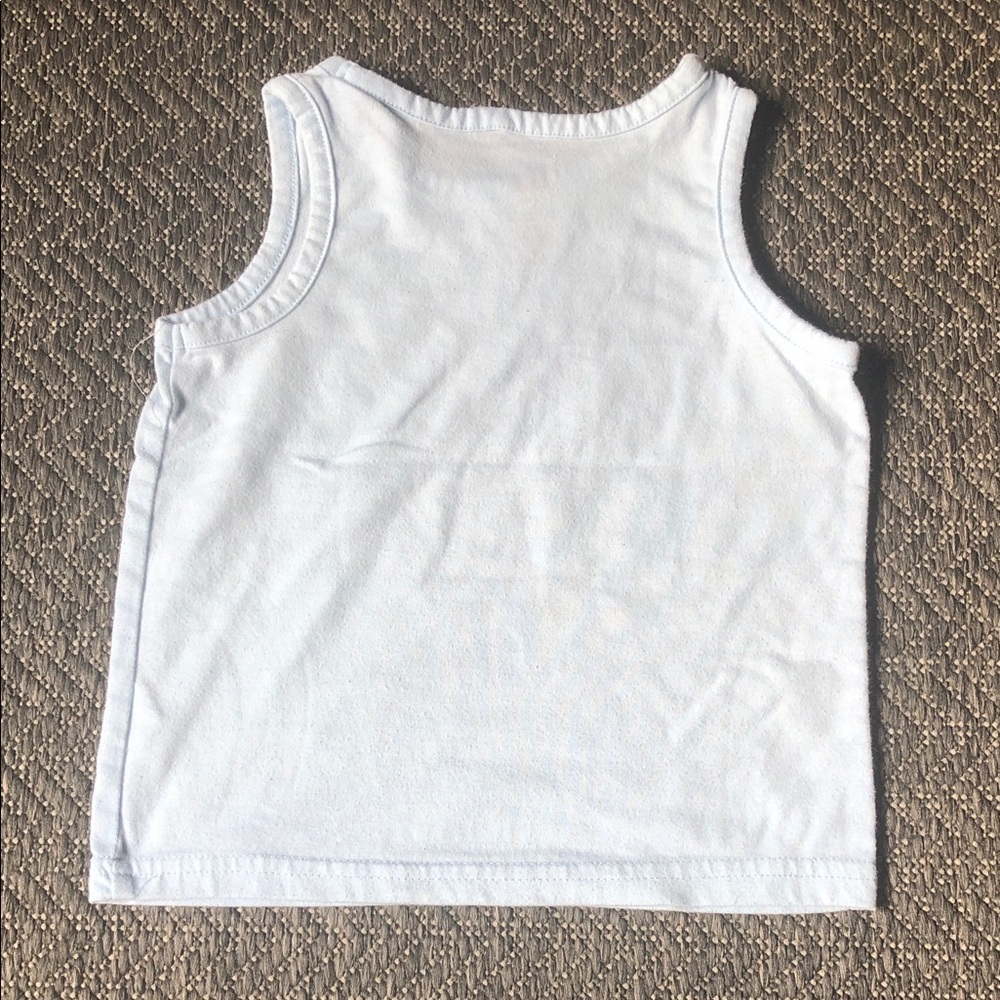 Tag light blue Tank Top with Gray Whale Trio Graphic - Picture 3 of 4